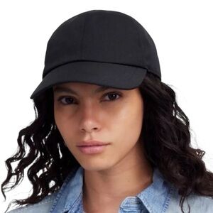 Madewell Canvas Baseball Hat Black